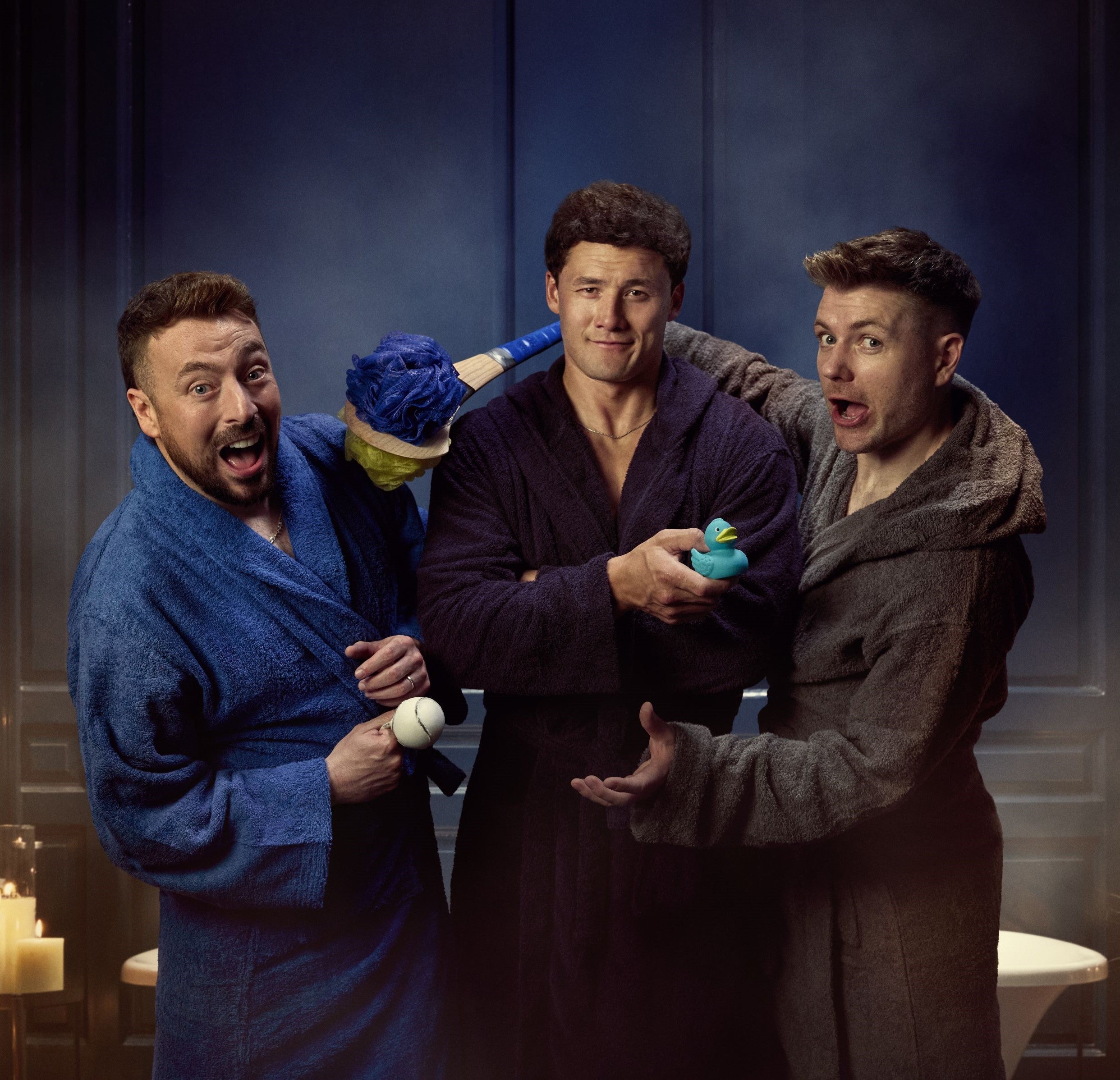 Lee Chin and 2 Johnnies