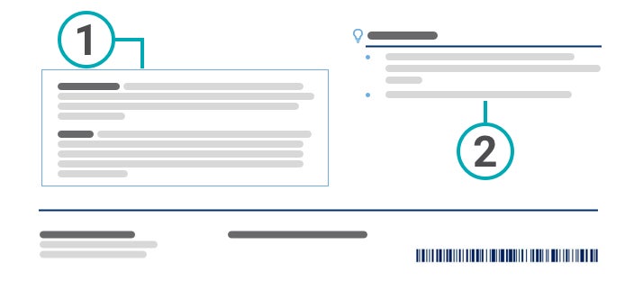 Section D of the new bill format for Small/Medium Business User bills