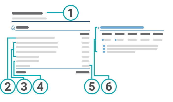 Section C of the new bill format for Small/Medium Business User bills