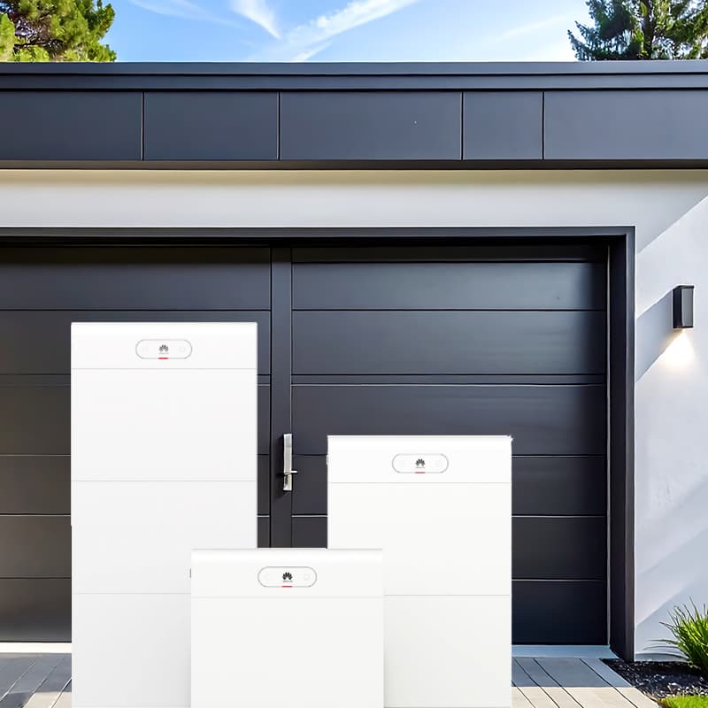 Bord Gáis Energy solar batteries outside an Irish home with solar panels