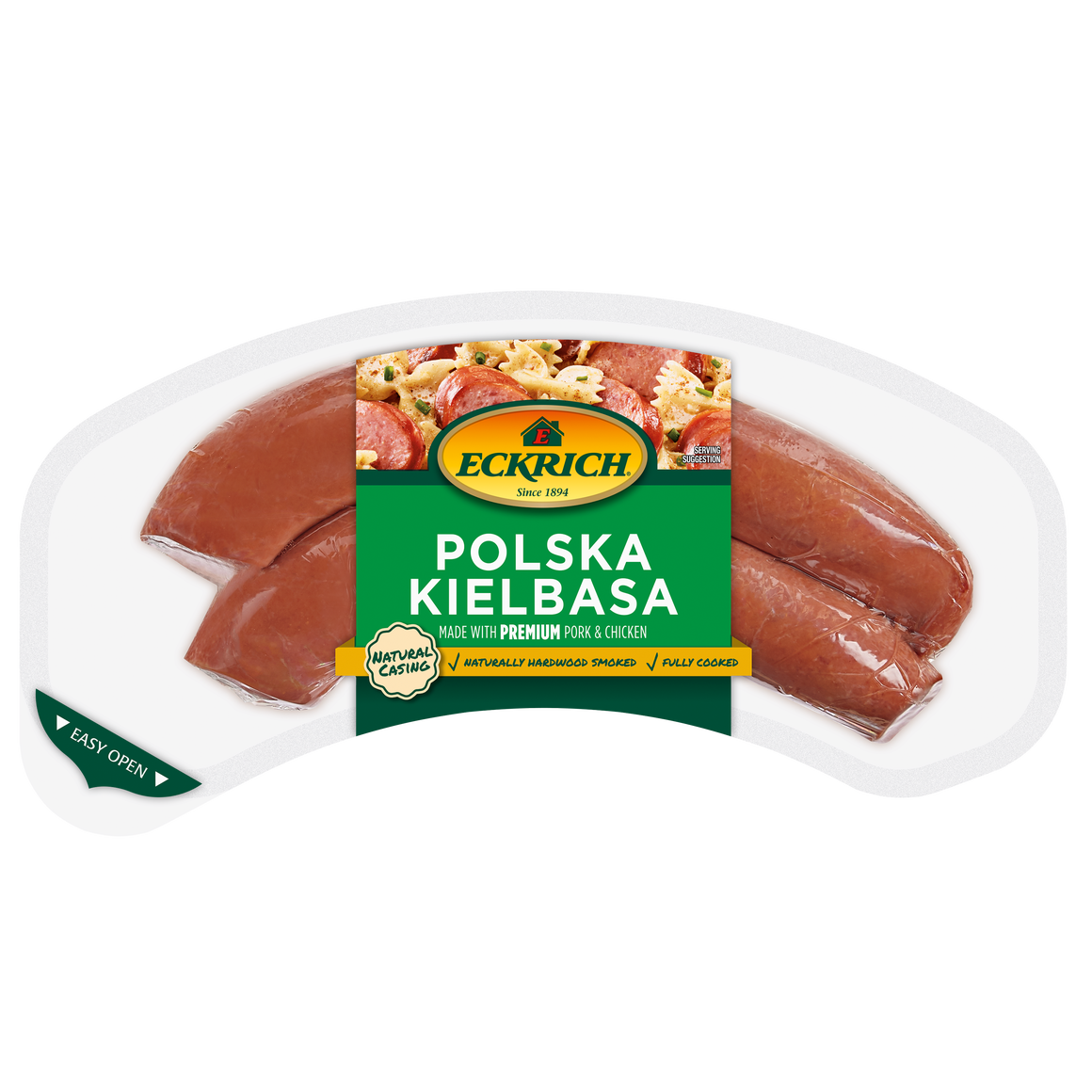 Polska Kielbasa Natural Casing Smoked Sausage Rope Eckrich