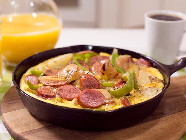 Smoked Sausage and Potato Breakfast Skillet