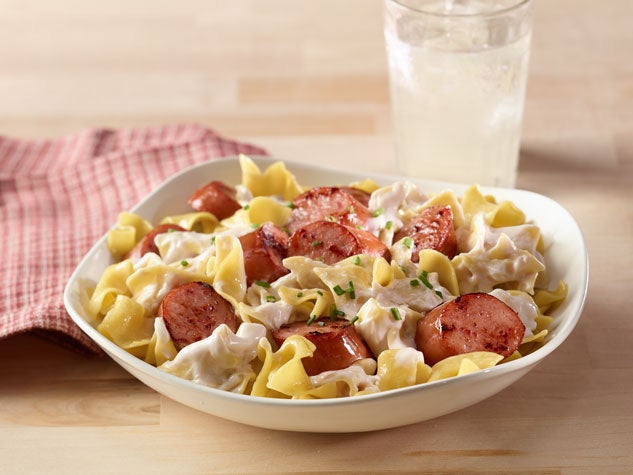 Smoked Sausage Stroganoff