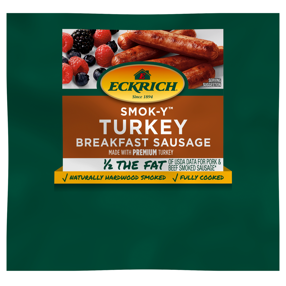 Smok-Y Turkey Breakfast Smoked Sausage Links Eckrich