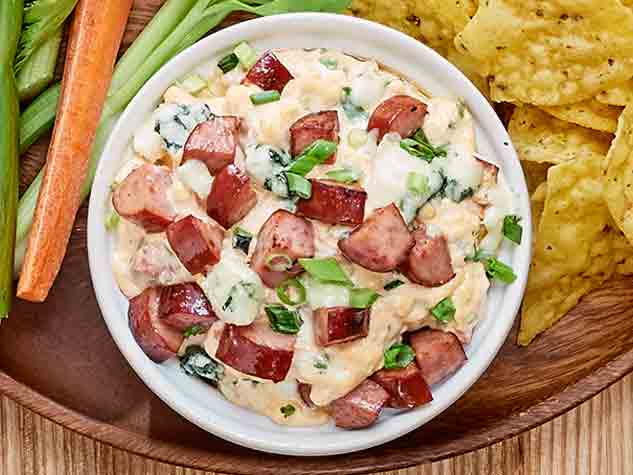 Buffalo Turkey Smoked Sausage Dip | Eckrich