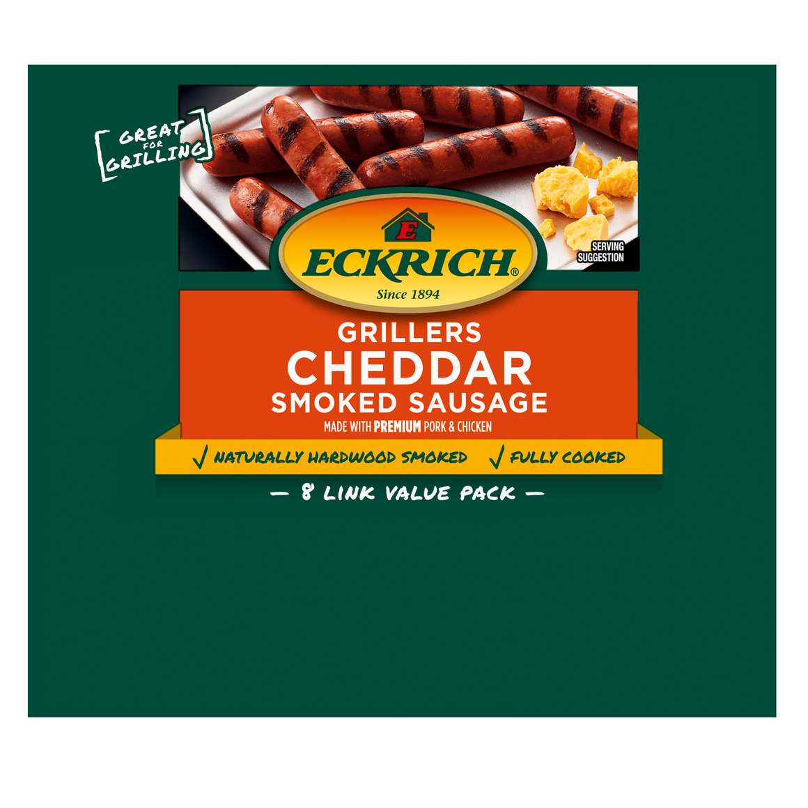 Cheddar Smoked Sausage Grillers