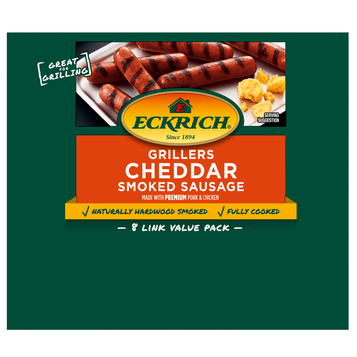 Cheddar Smoked Sausage Grillers
