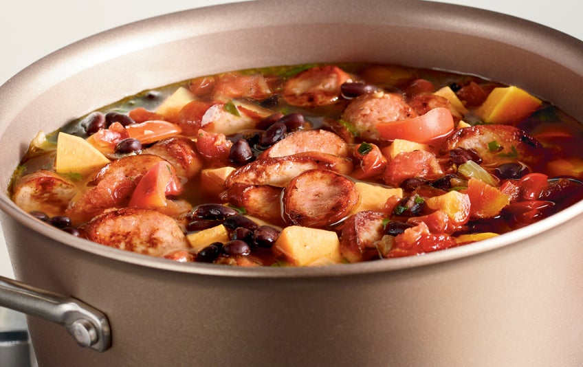 Veggie Smoked Sausage Stir-Fry | Eckrich