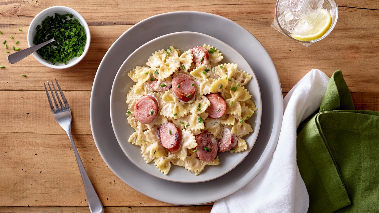 Smoked Sausage Cajun Alfredo | Eckrich