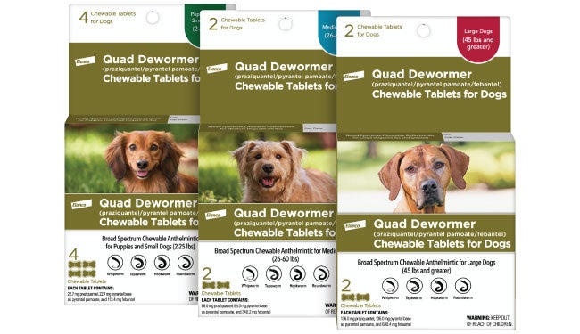 Quad Dewormer For Dogs | Over-the-Counter Dewormer