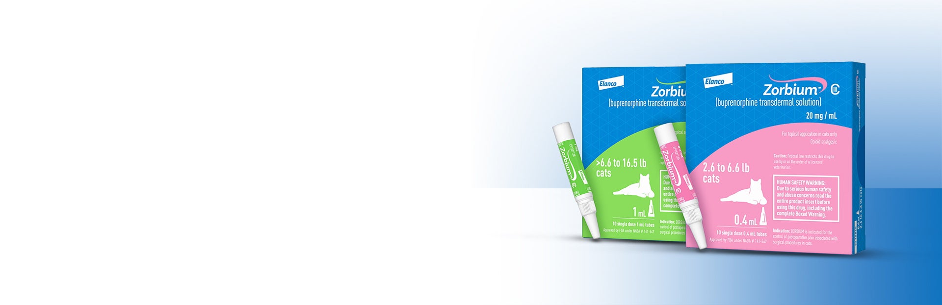 Zorbium™ for Cats Postoperative Feline Pain Management