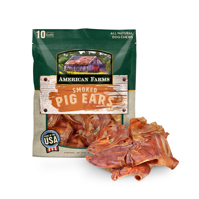 10 ct. Pig Ear Smoked