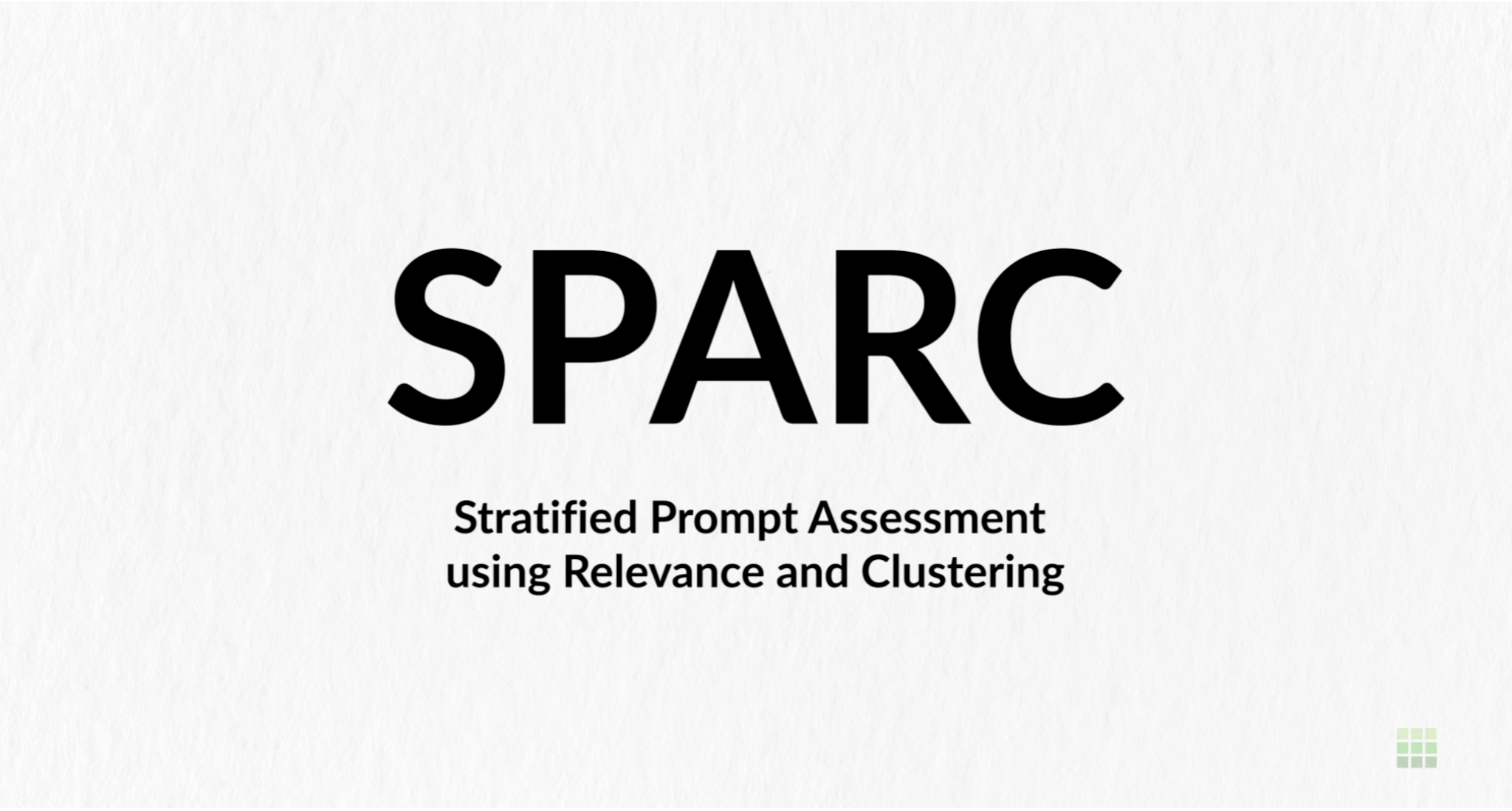 Advanced Sampling for Prompt Iteration