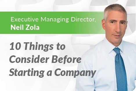 10 Things to Consider Before Starting a Company