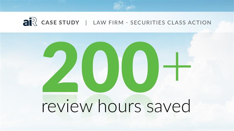 aiR Mini Case Study - Plaintiff