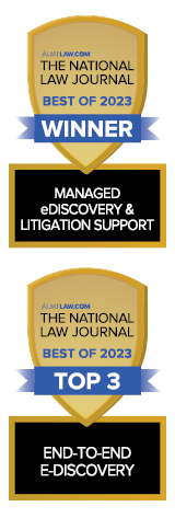 JND eDiscovery Ranked #1 Managed eDiscovery & Litigation Support Provider by The National Law Journal