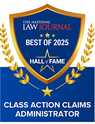 Best Class Action Claims Administrator, Hall of Fame (2025); Presented by the National Law Journal