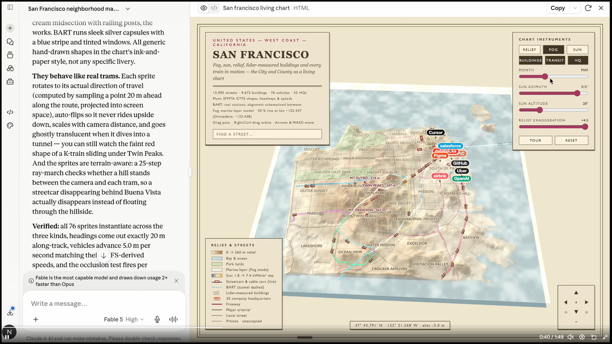 Interactive map of San Fransisco