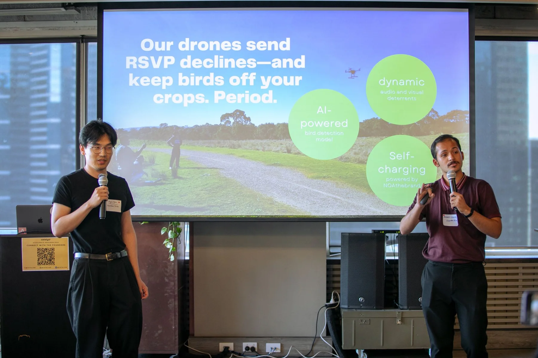 Picture of Animesh from GuardianSkies presenting