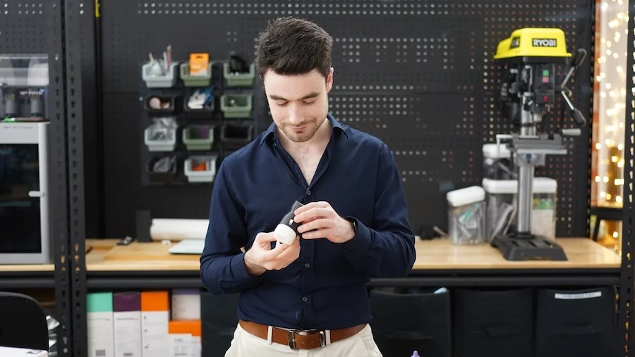 Nathan Batham at work