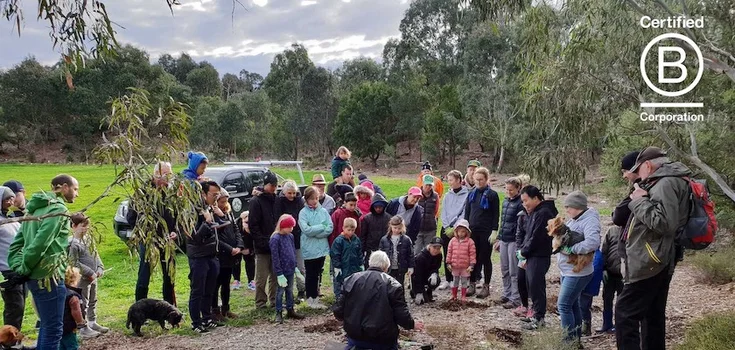 Luminary's tree planting day in Melbourne