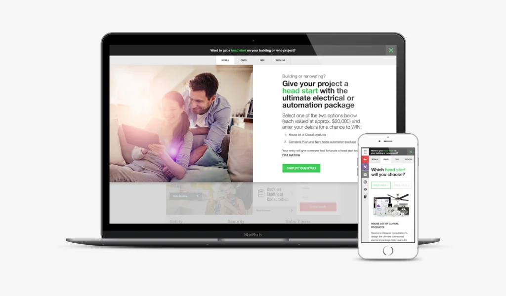 Clipsal Consumer Competition screenshot 