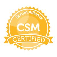 Scrum Alliance CSM Certified Scrum Master certification