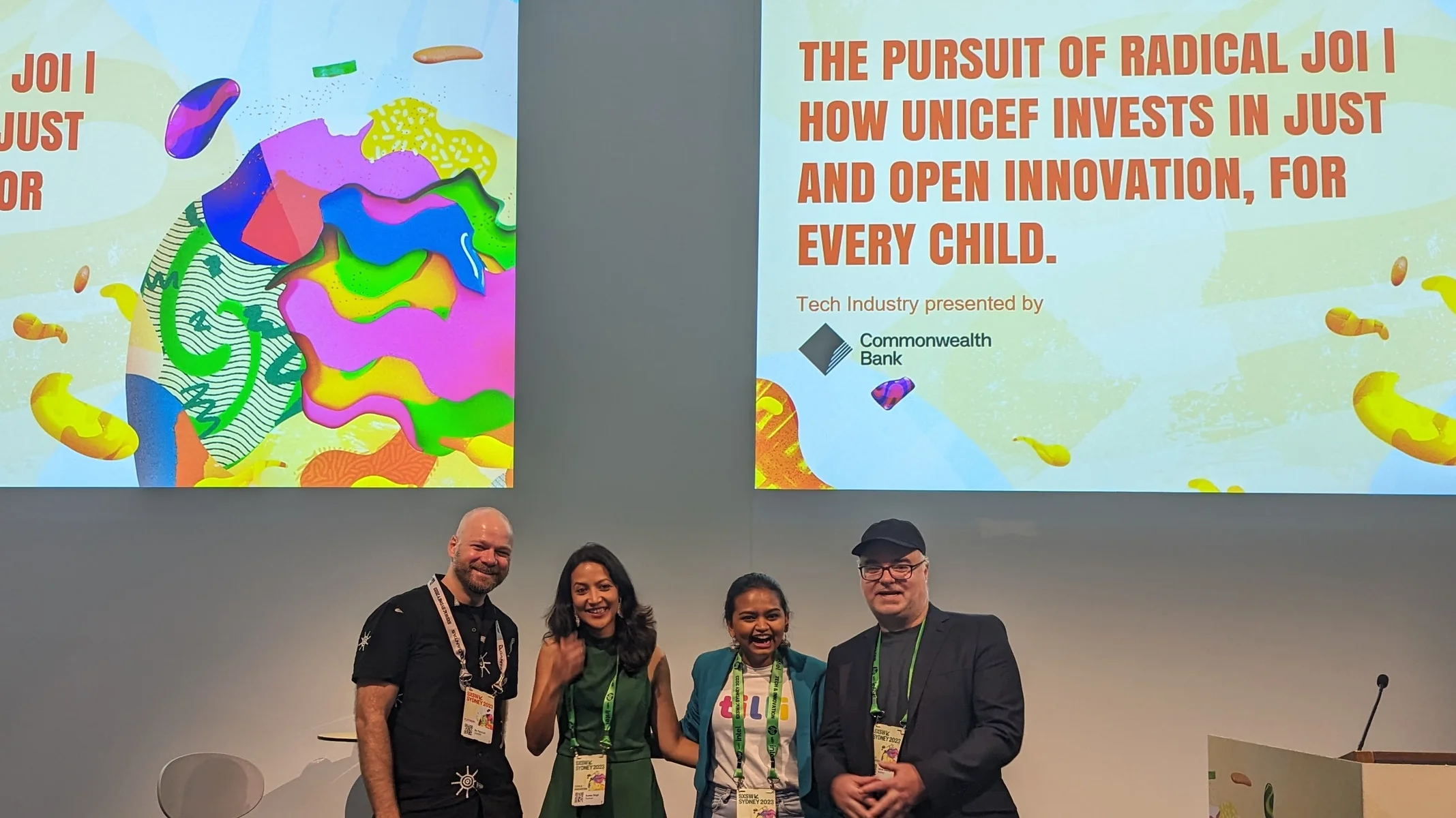 Start-up panelists from SXSW