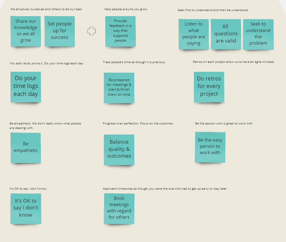 Grouping statements with more than 10 votes