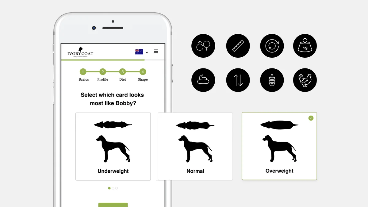 Ivory Coat profile builder - weight