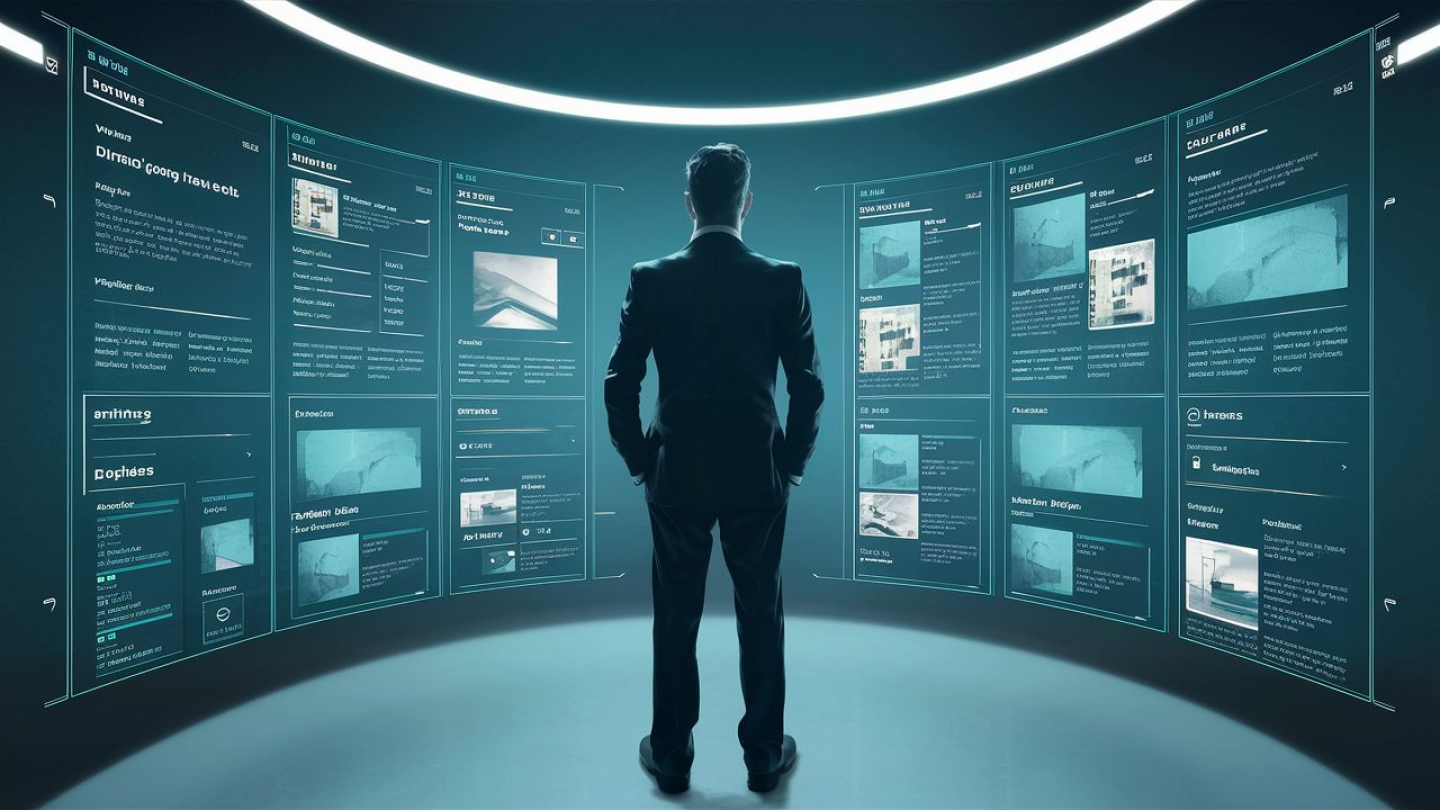 Picture of a man standing in a control room