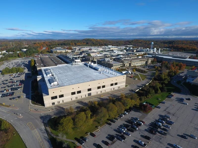 ニューヨーク州イーストフィッシュキルにあるオンセミのウエハー製造施設