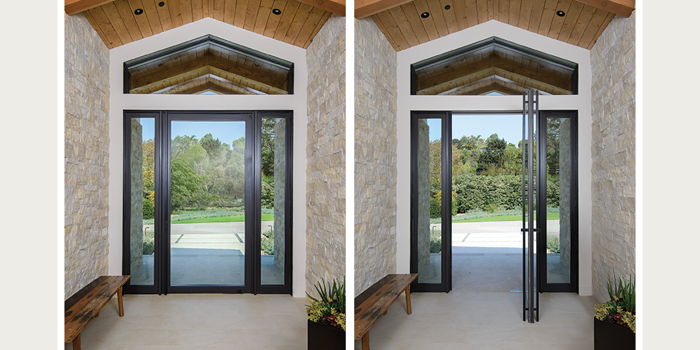 VistaLuxe WD LINE direct sets and pivot door