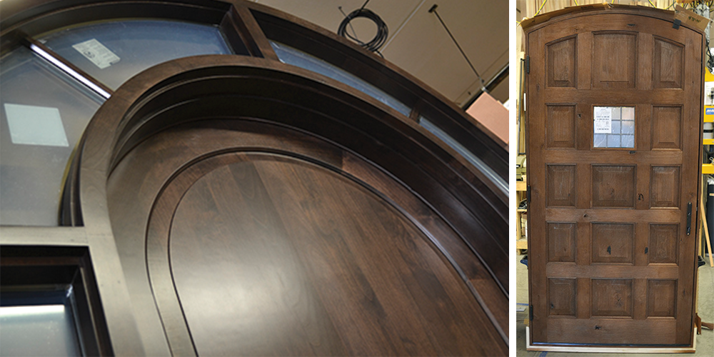 Customized wood doors