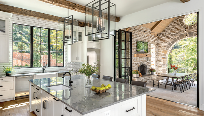 VistaLuxe WD LINE crank-out casements and folding door