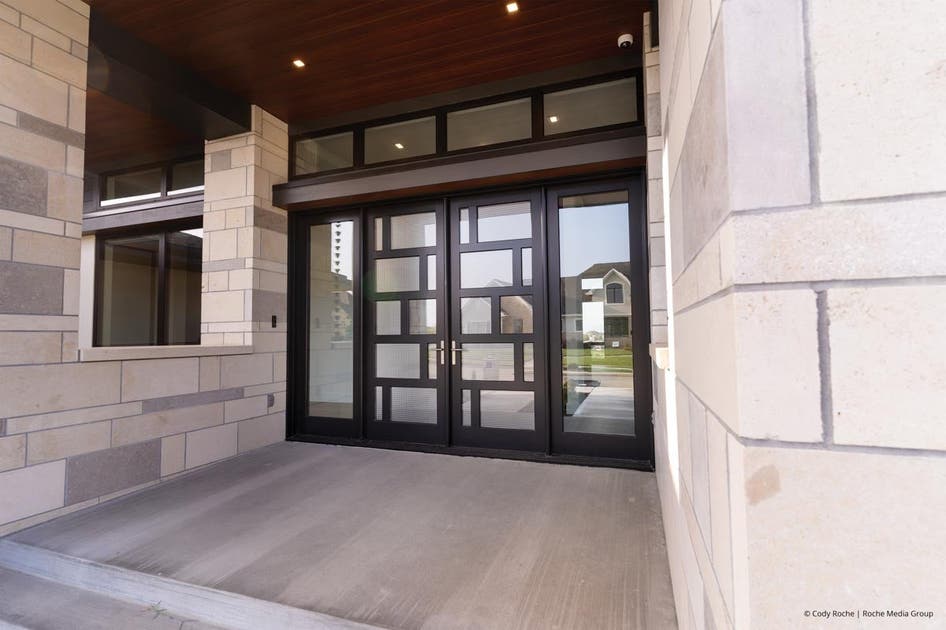 Glass Entrance Doors - Arched Glass Door