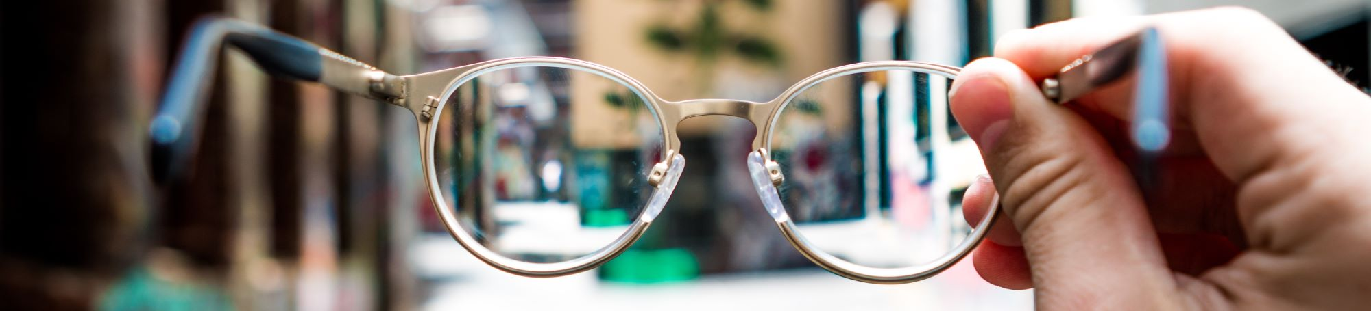 Seeing through glasses