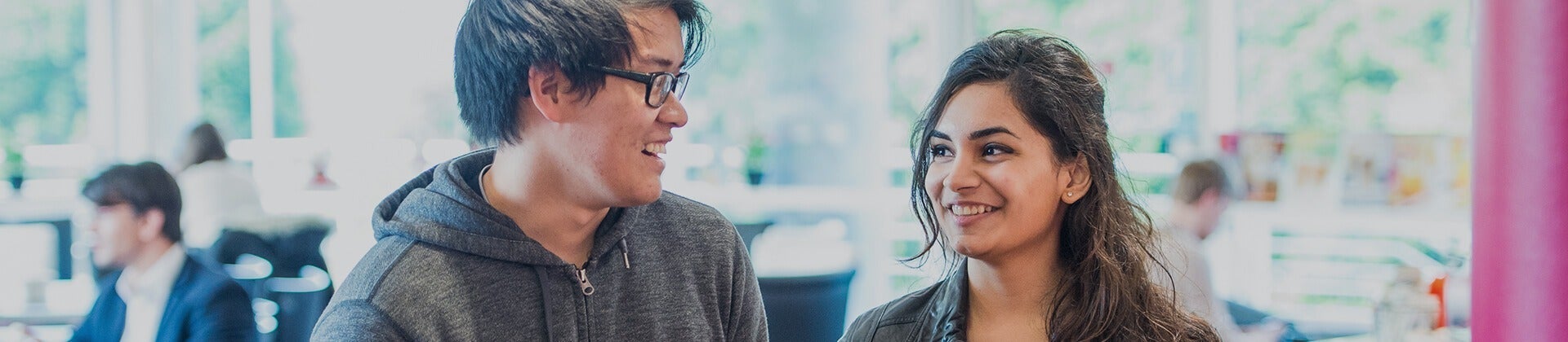 Surrey students smiling