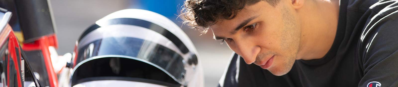 Students working on project in class