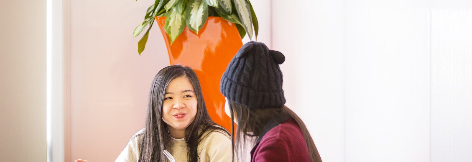 Students in cafeteria