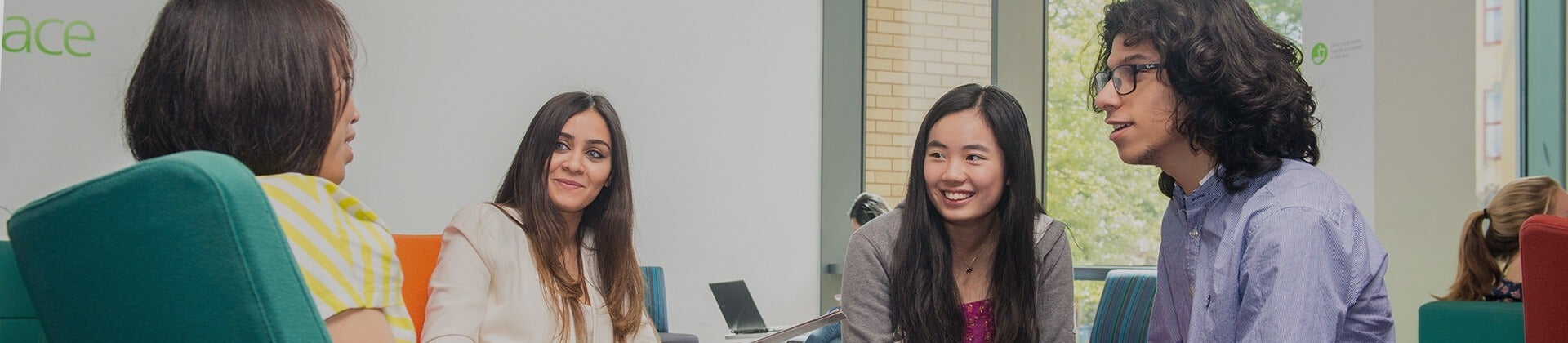 Surrey students talking