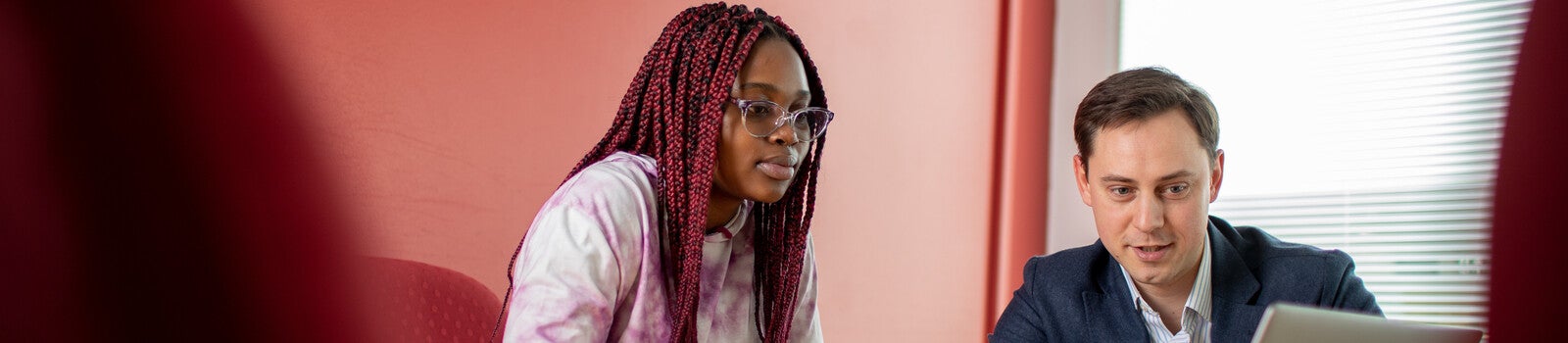 Surrey student in class