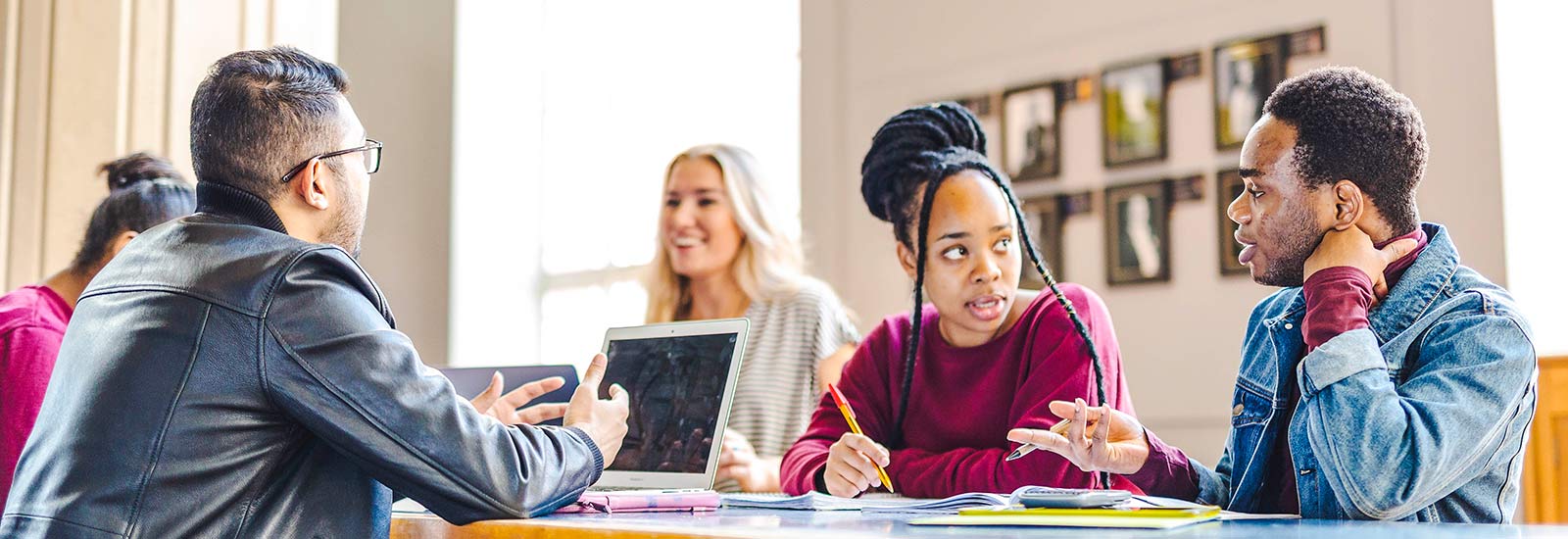 Students in class