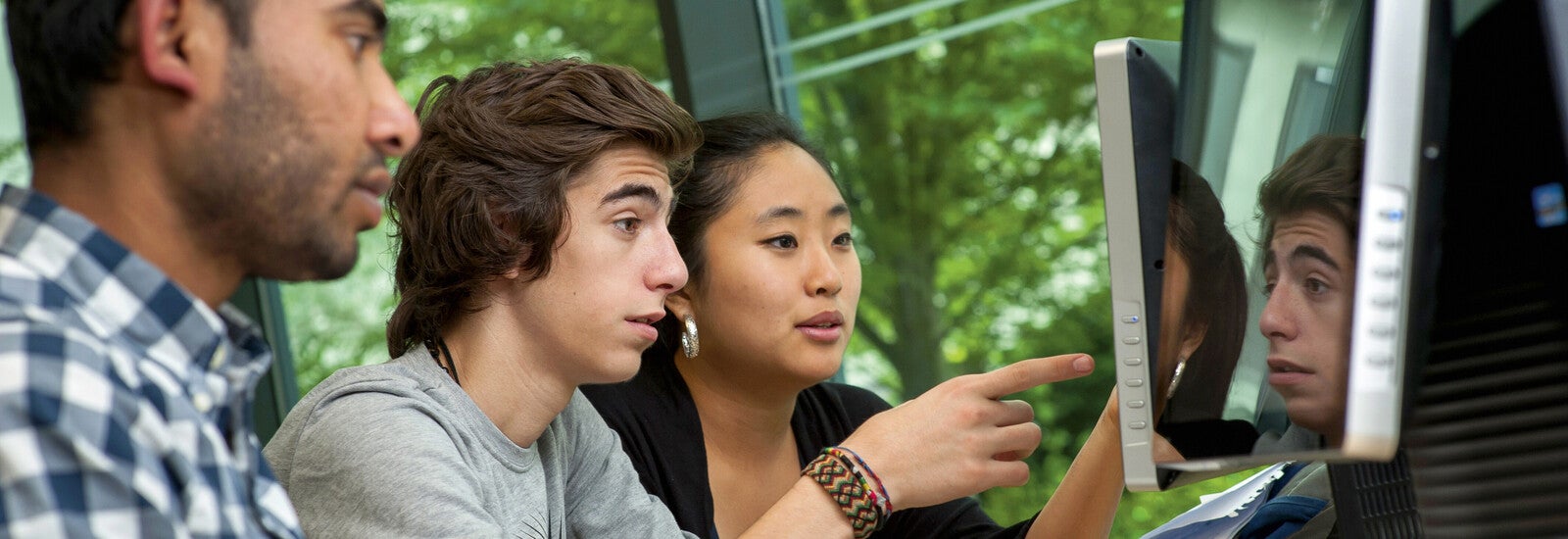 Kingston ISC students at the Kingston Hill Campus