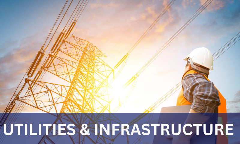 Utilities and infrastructure, overhead wire, electrical wire