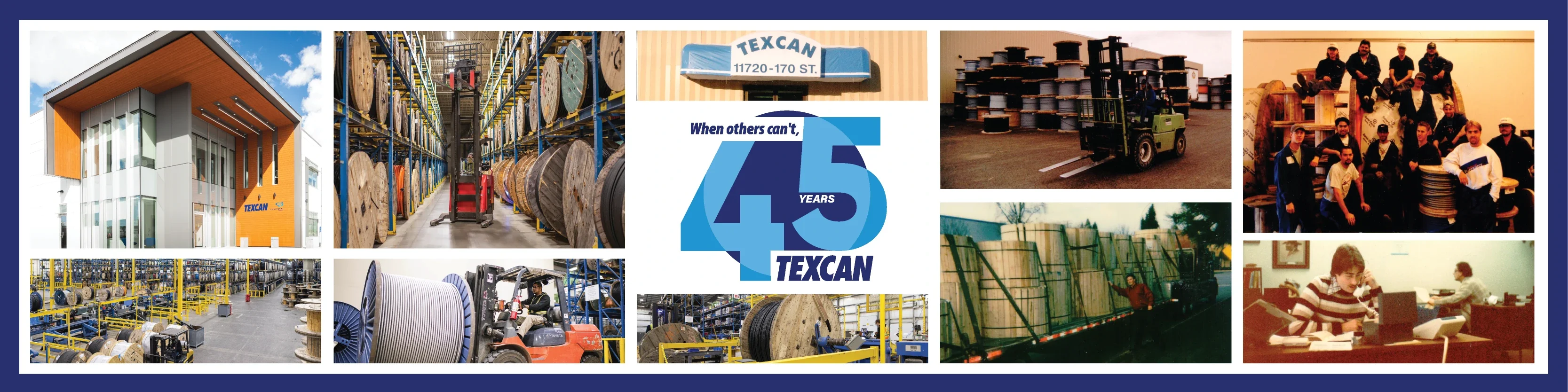 Texcan - News - Company News - 45th Anniversary - Banner Image