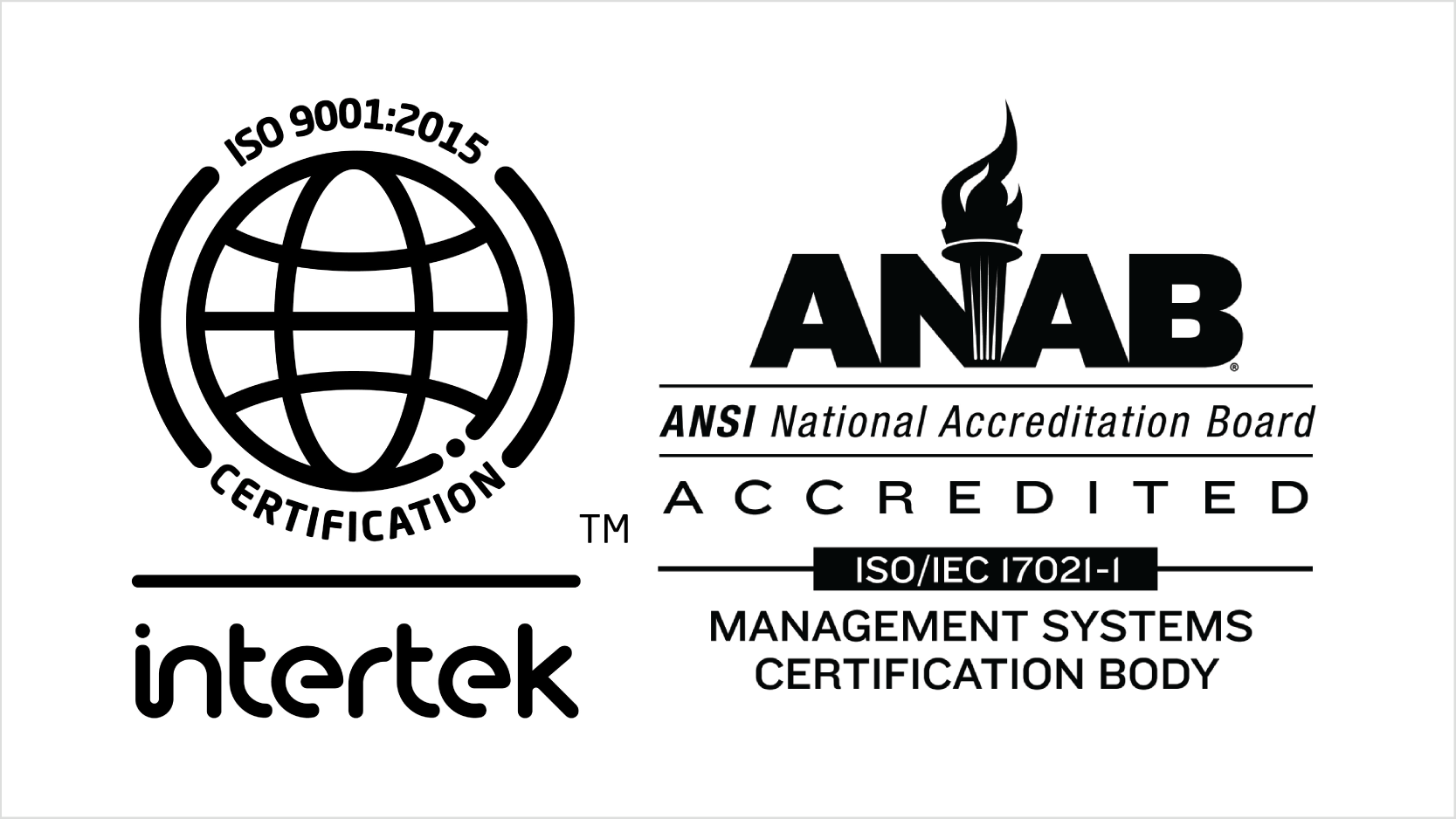 Texcan - Quality Assurance - ISO ANAB Certification