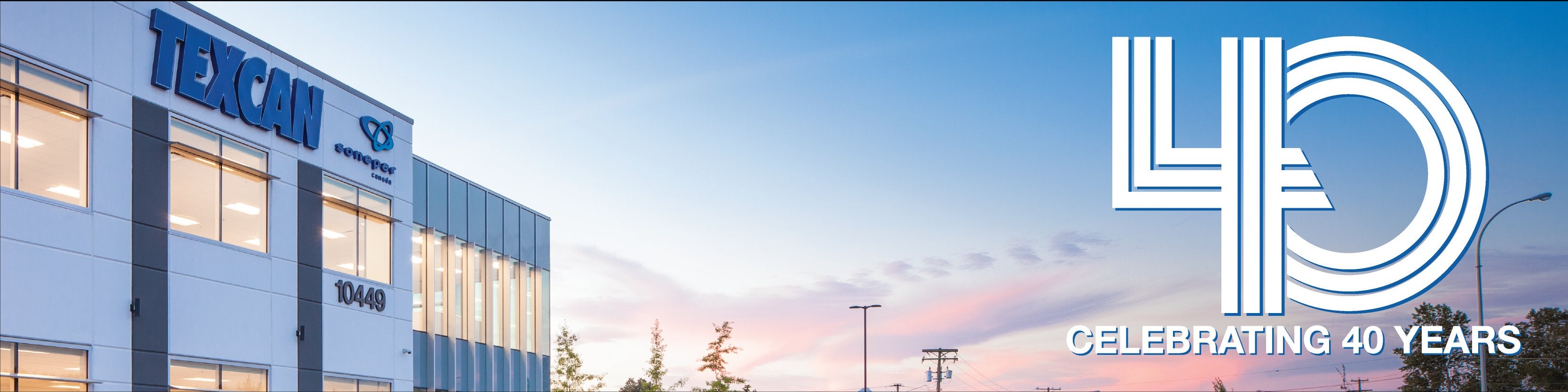 Texcan - News - Company News - 40th Anniversary - Banner Image