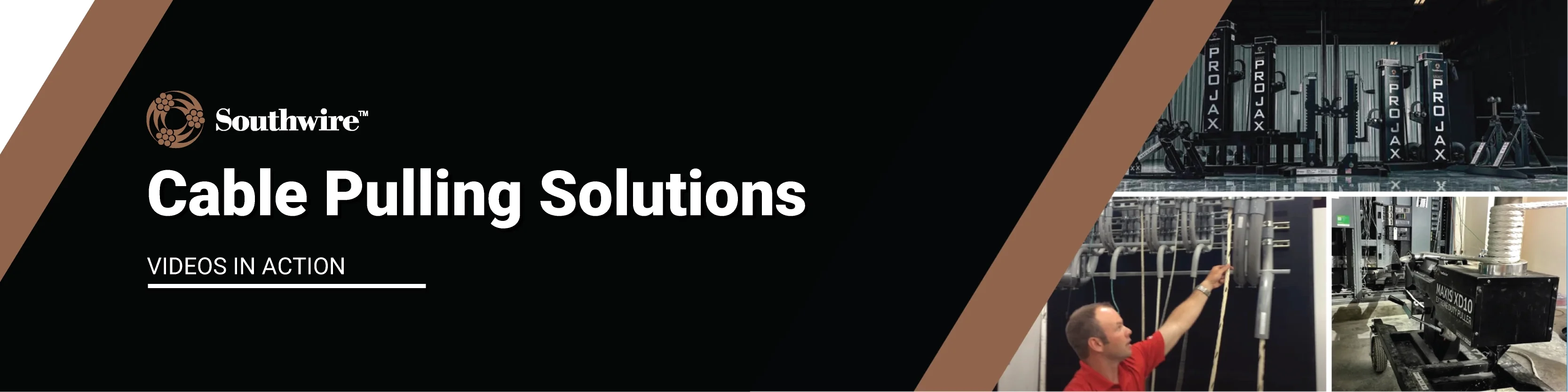 TCAS - Cable Pulling Tools SIMpull Solutions® - Videos Banner