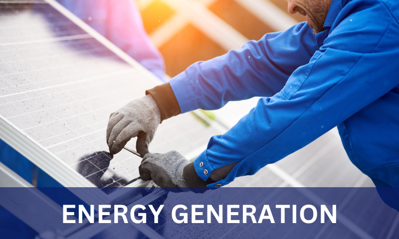 Energy Generation, Solar power panel 